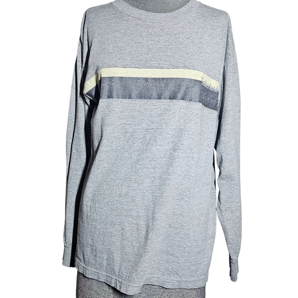 Timberland Gray Cotton Long Sleeve Tee Size Medium